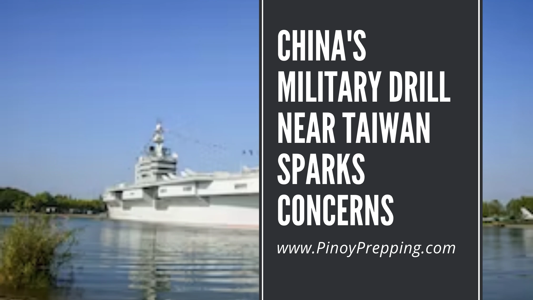 China’s Heightened Military Presence near Taiwan Sparks Concerns
