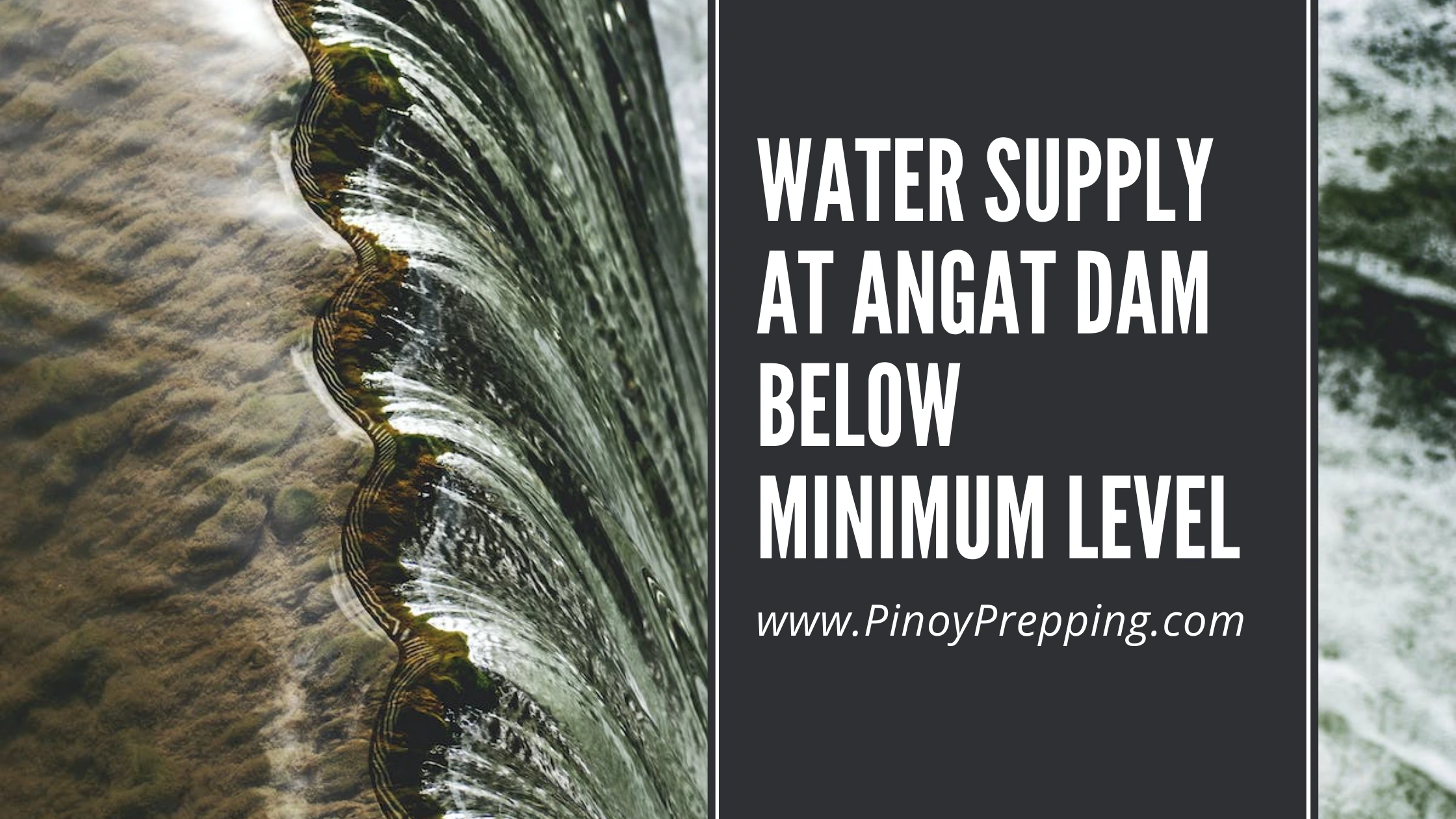 Water Supply at Angat Dam Below Minimum Level
