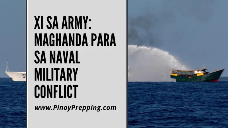 Xi sa army Maghanda para sa naval military conflict